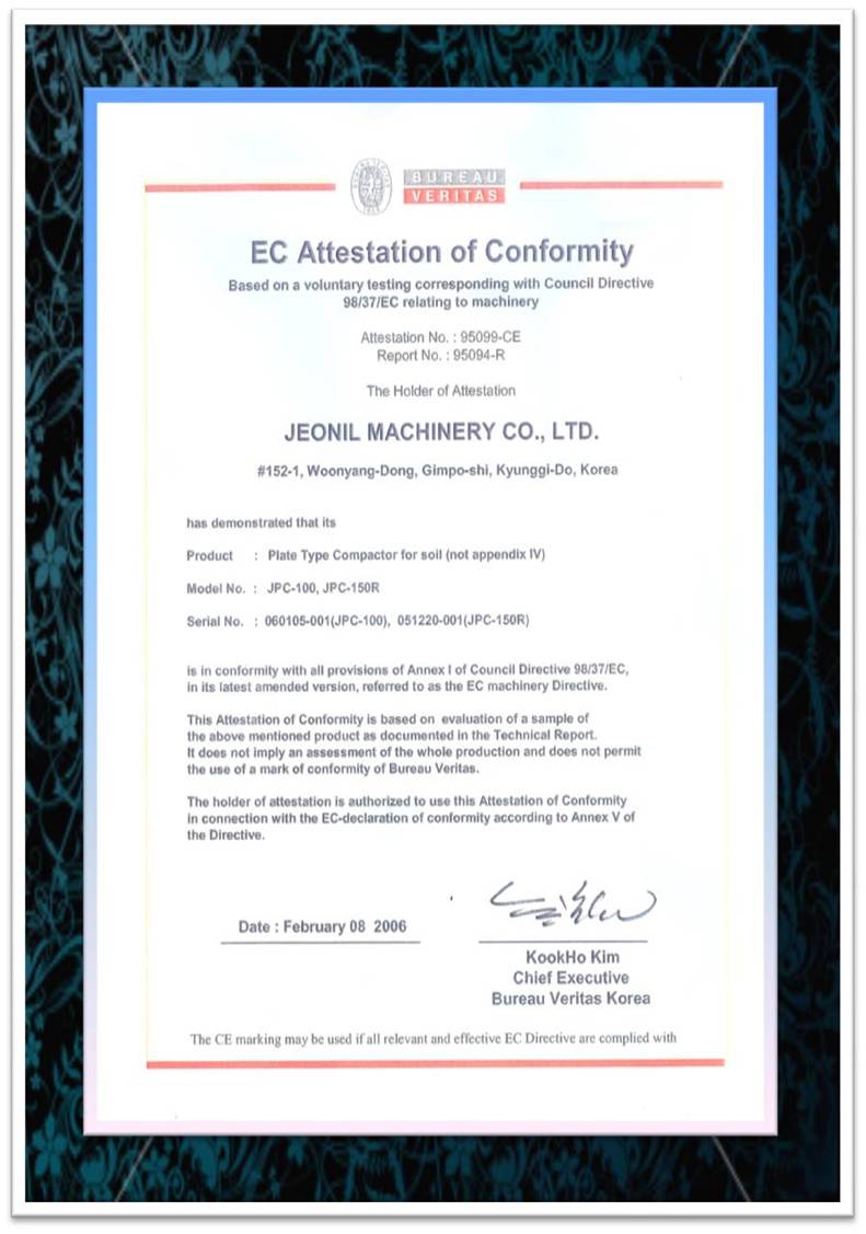 CE Certificate for JPC-100&150R Plate Compactors.jpg