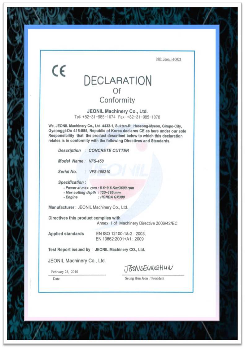CE Certificate for VFS-450 Concrete Cutter.jpg